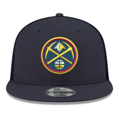 Denver Nuggets Core Logo Meshback 9FIFTY Snapback Hat Navy - NBA