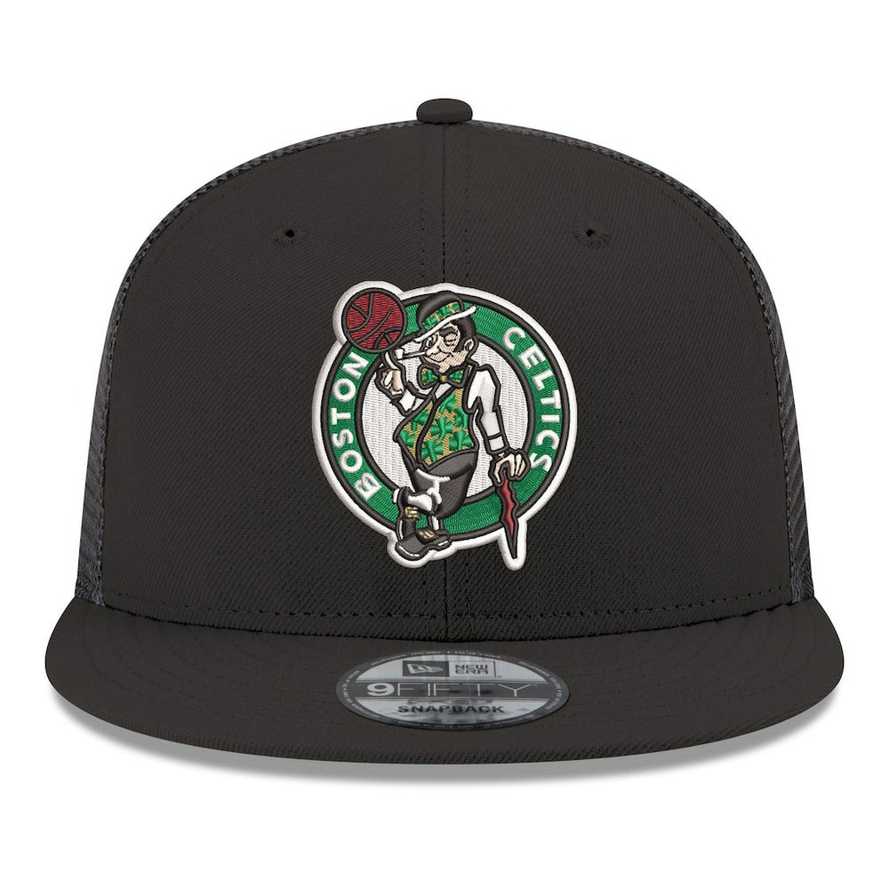 Boston Celtics Core Logo Meshback 9FIFTY Snapback Hat Black - NBA