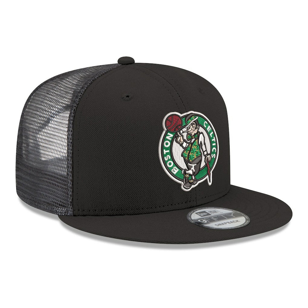 Boston Celtics Core Logo Meshback 9FIFTY Snapback Hat Black - NBA
