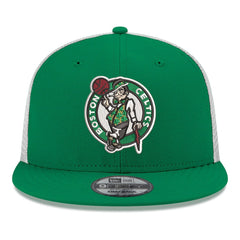 Boston Celtics Core Logo Meshback 9FIFTY Snapback Hat Kelly Green - NBA