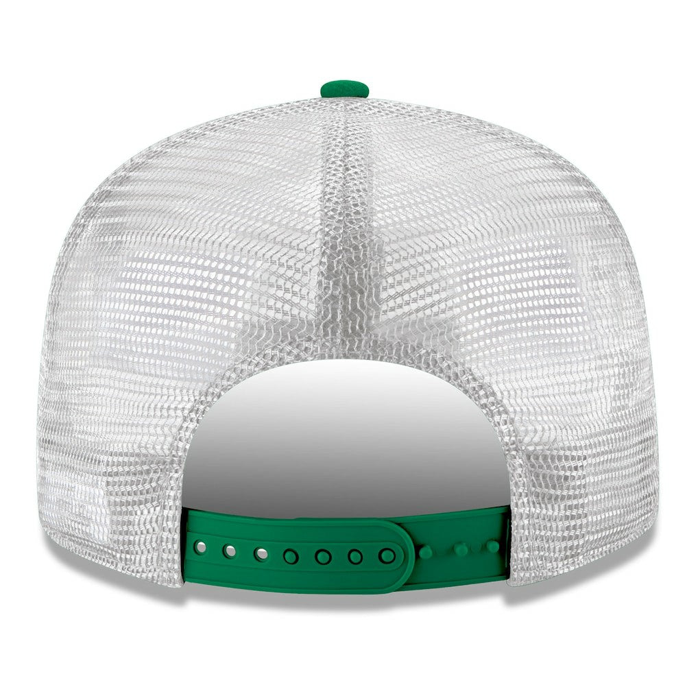 Boston Celtics Core Logo Meshback 9FIFTY Snapback Hat Kelly Green - NBA
