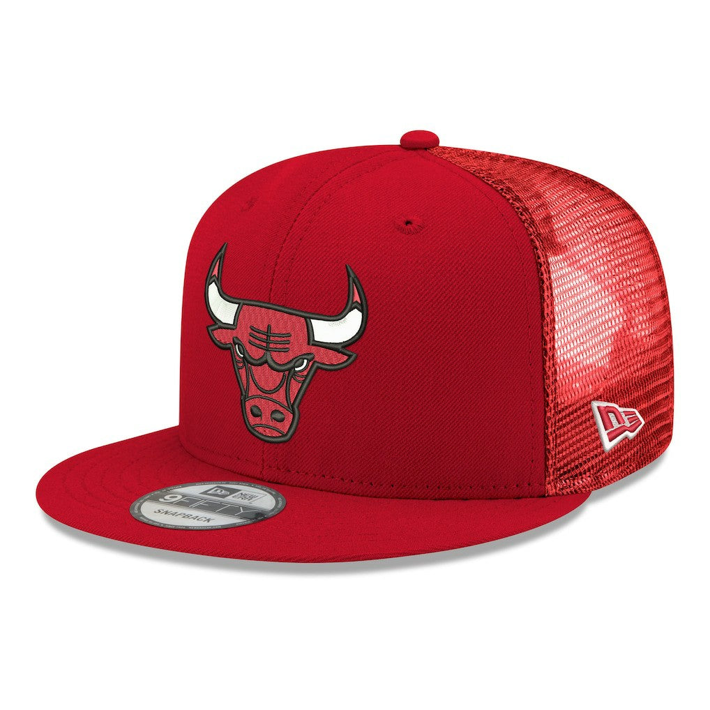 Chicago Bulls Core Logo Meshback 9FIFTY Snapback Hat Red - NBA