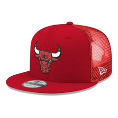 Chicago Bulls Core Logo Meshback 9FIFTY Snapback Hat Red - NBA