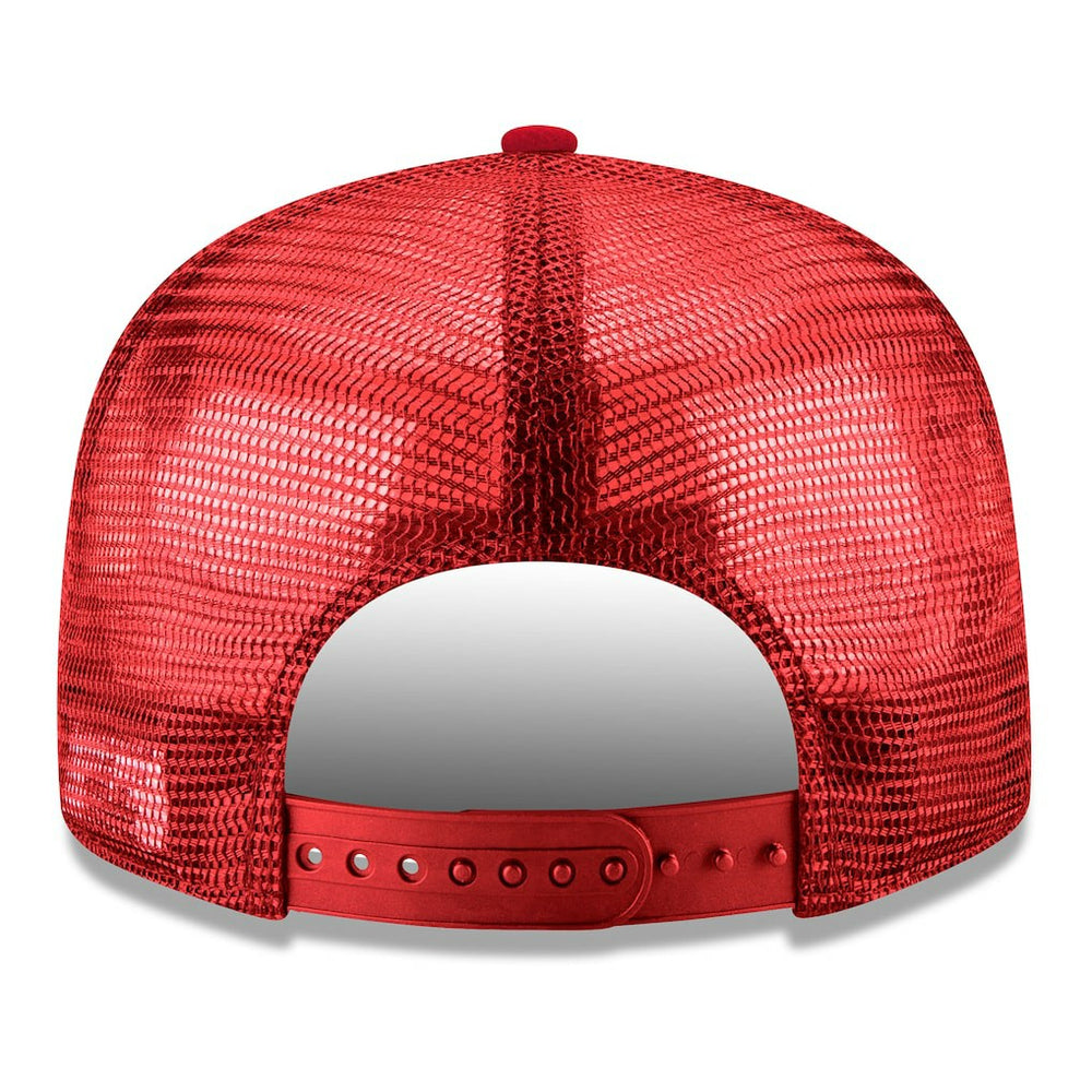 Chicago Bulls Core Logo Meshback 9FIFTY Snapback Hat Red - NBA