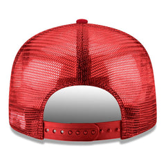 Chicago Bulls Core Logo Meshback 9FIFTY Snapback Hat Red - NBA