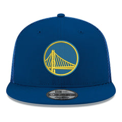 Golden State Warriors Core Logo Meshback 9FIFTY Snapback Hat Royal - NBA