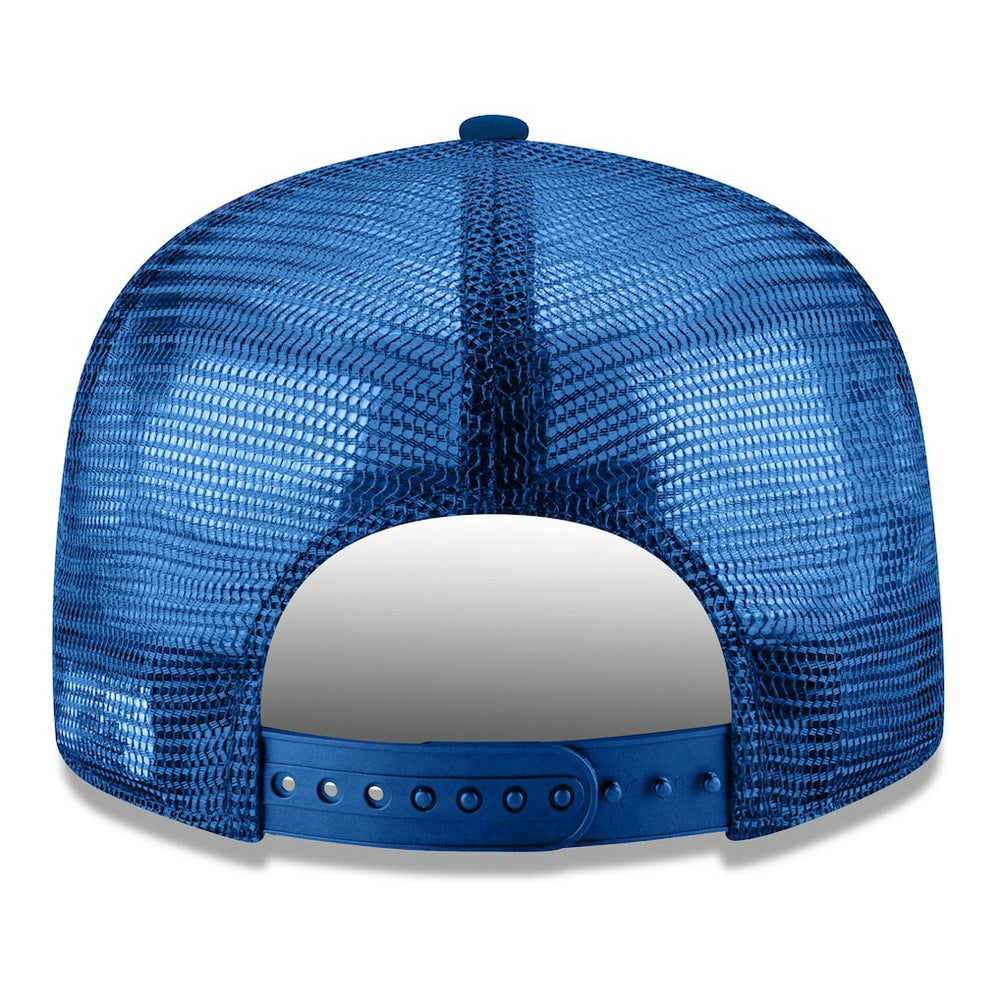 Golden State Warriors Core Logo Meshback 9FIFTY Snapback Hat Royal - NBA