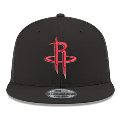 Houston Rockets Core Logo Meshback 9FIFTY Snapback Hat Black - NBA