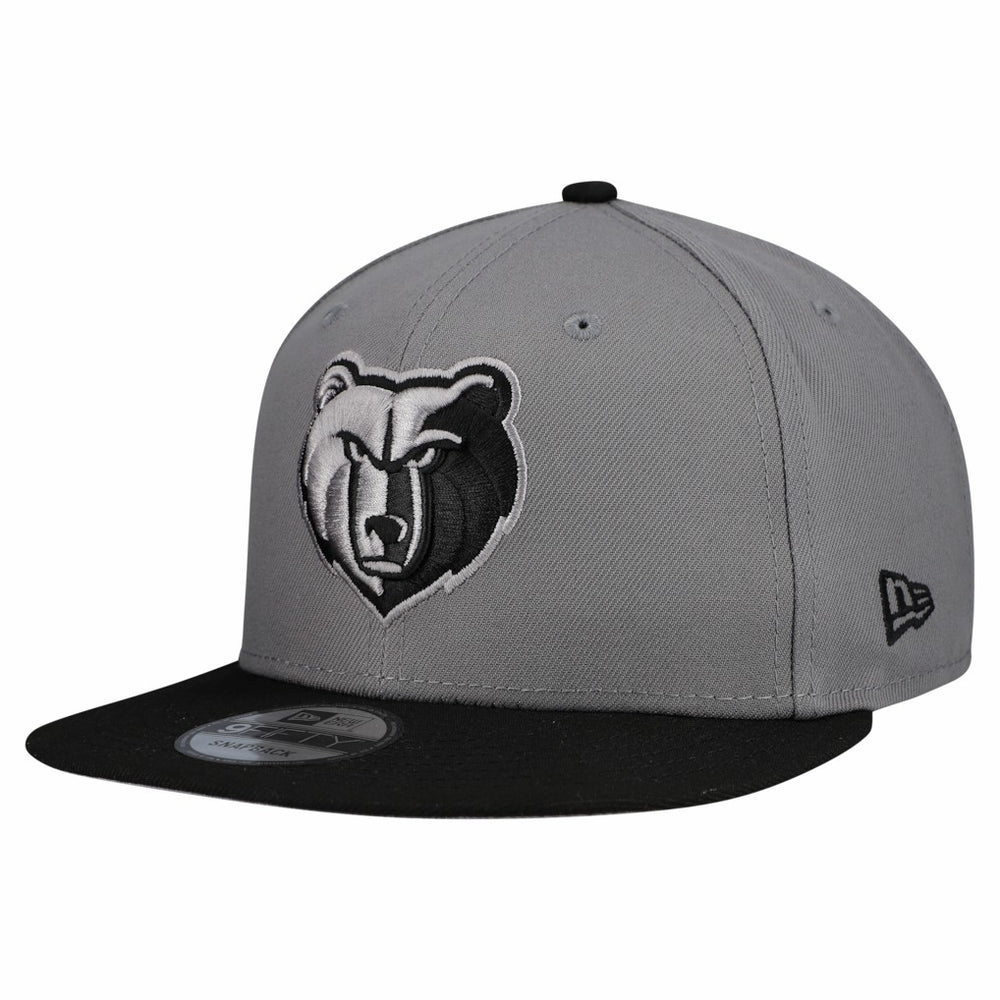 Memphis Grizzlies Core Logo Storm Gray Two-Tone 9FIFTY Snapback Hat Gray - NBA