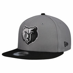Memphis Grizzlies Core Logo Storm Gray Two-Tone 9FIFTY Snapback Hat Gray - NBA