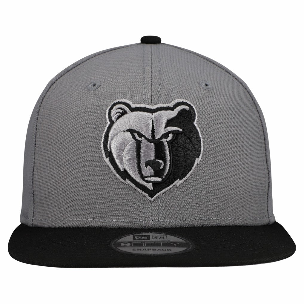 Memphis Grizzlies Core Logo Storm Gray Two-Tone 9FIFTY Snapback Hat Gray - NBA