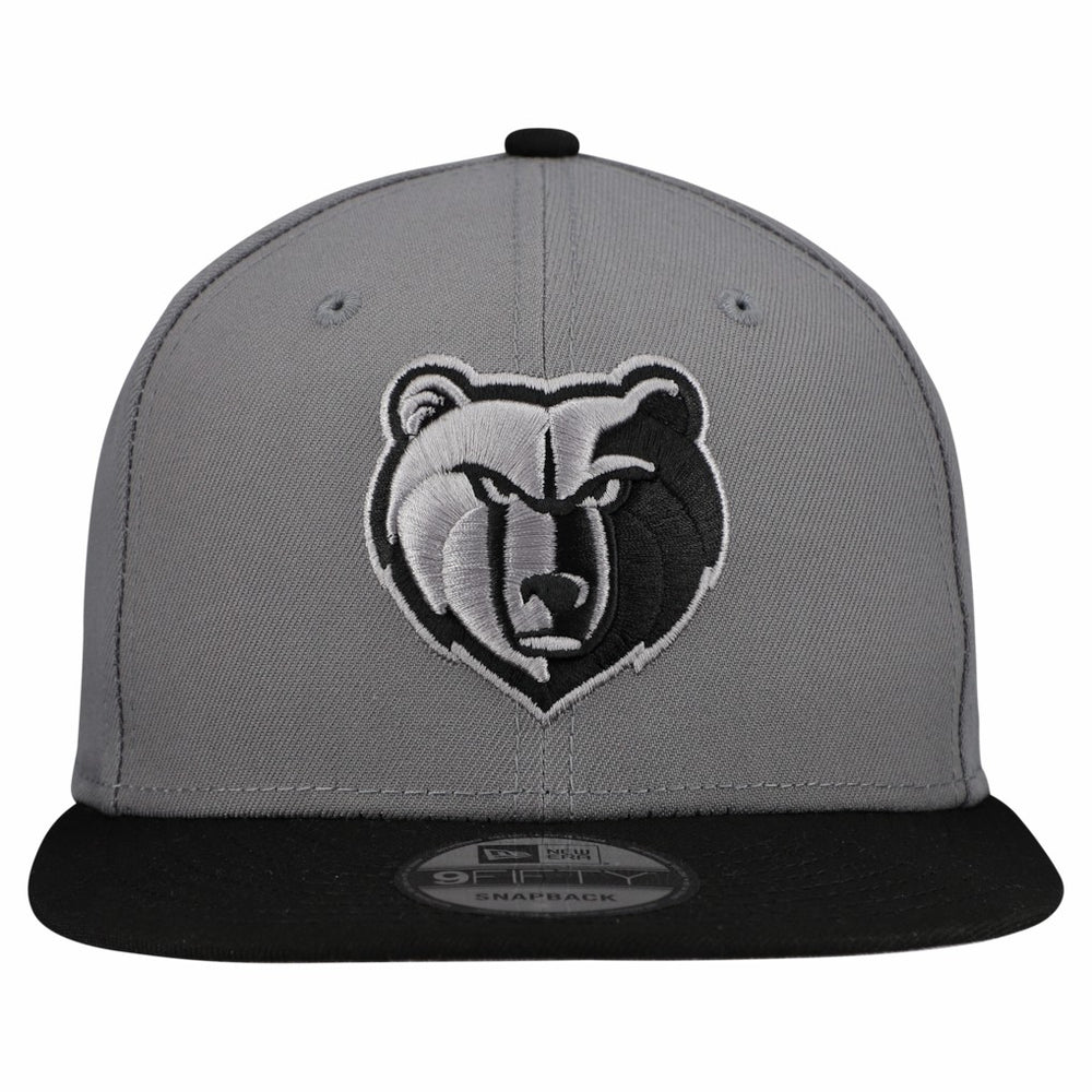 Memphis Grizzlies Core Logo Storm Gray Two-Tone 9FIFTY Snapback Hat Gray - NBA