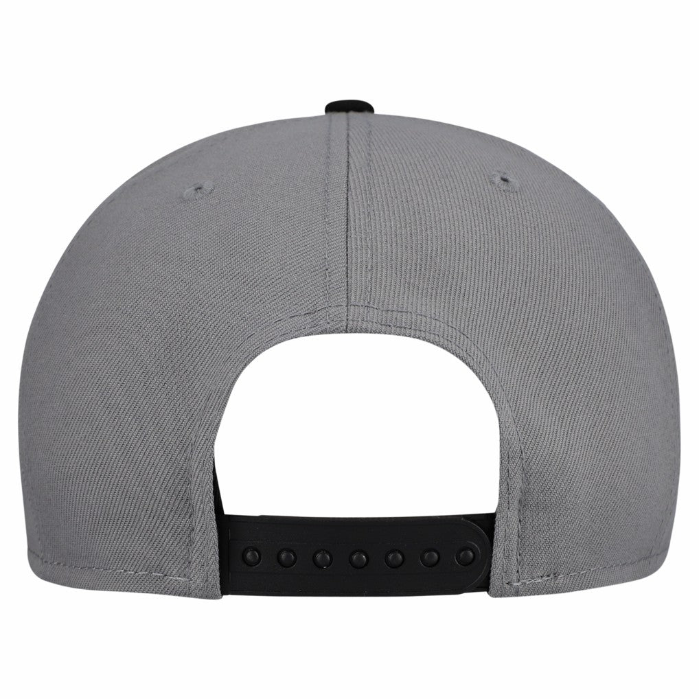 Miami Heat Core Logo Storm Gray Two-Tone 9FIFTY Snapback Hat Gray - NBA