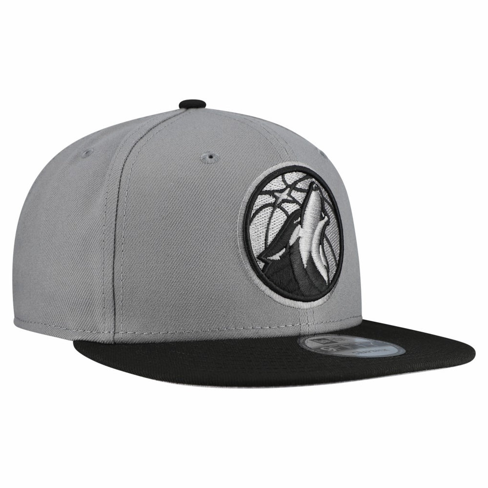 Minnesota Timberwolves Core Logo Storm Gray Two-Tone 9FIFTY Snapback Hat Gray - NBA