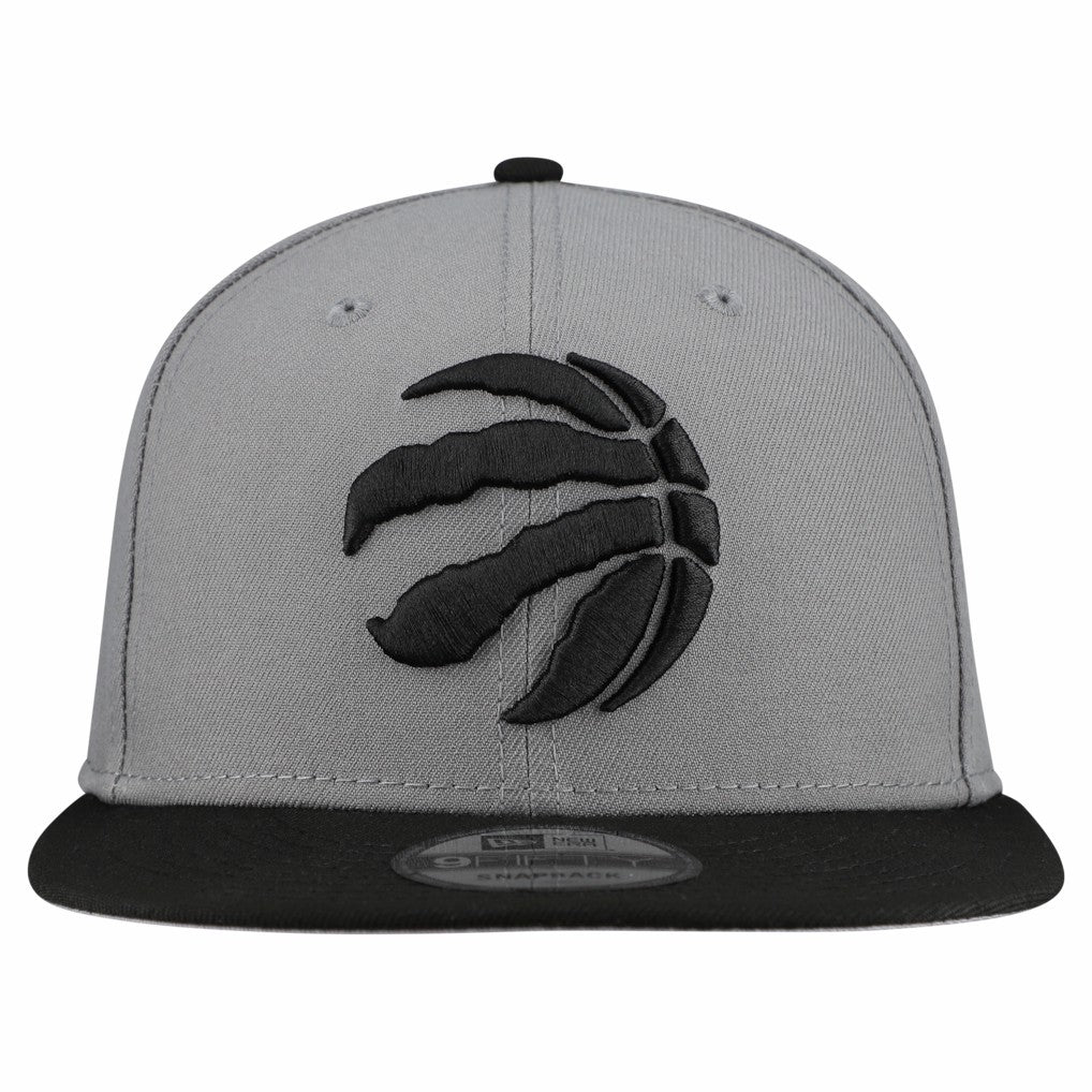 Toronto Raptors Core Logo Storm Gray Two-Tone 9FIFTY Snapback Hat Gray - NBA