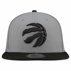 Toronto Raptors Core Logo Storm Gray Two-Tone 9FIFTY Snapback Hat Gray - NBA