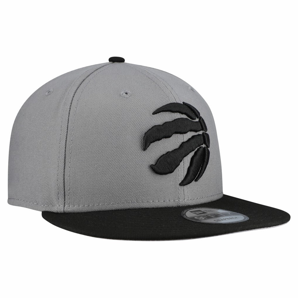 Toronto Raptors Core Logo Storm Gray Two-Tone 9FIFTY Snapback Hat Gray - NBA
