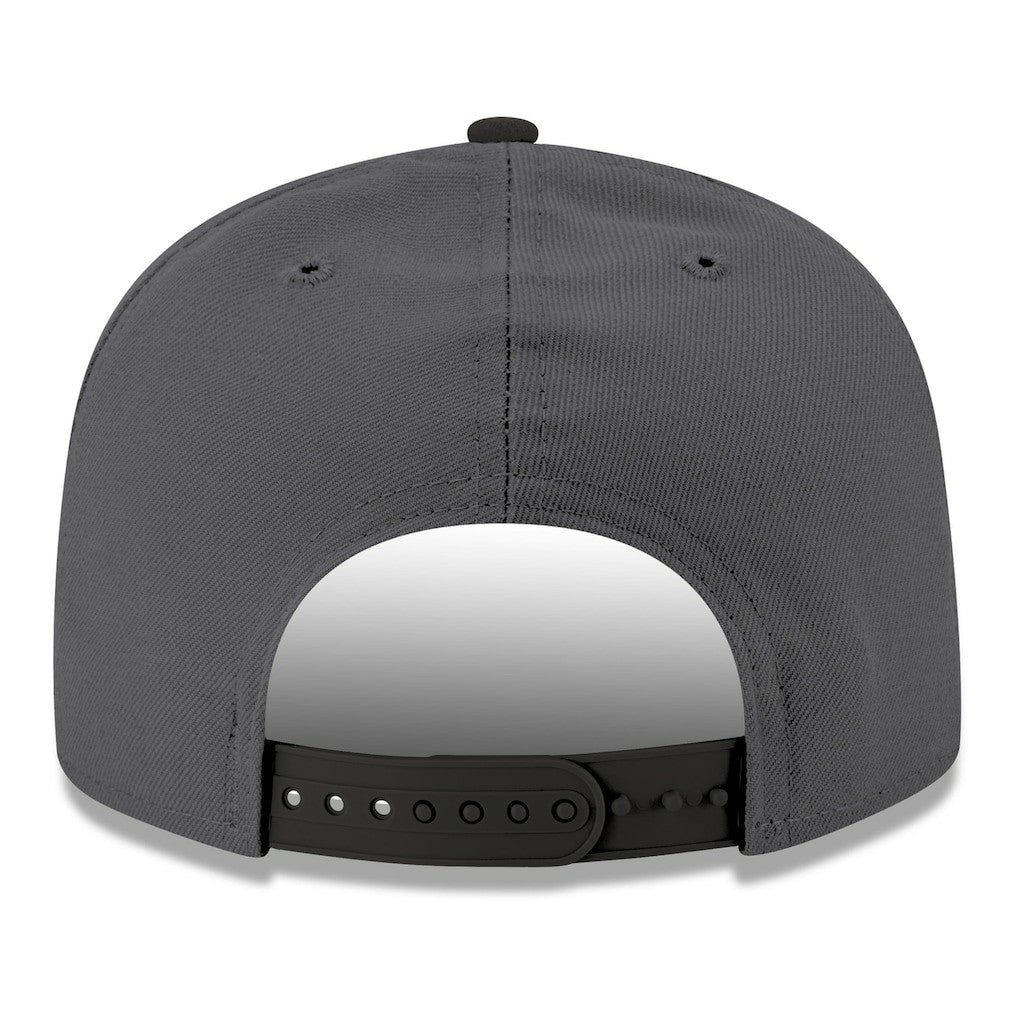Dallas Mavericks Logo 2-Tone 9FIFTY Snapback Hat Gray/Black - NBA