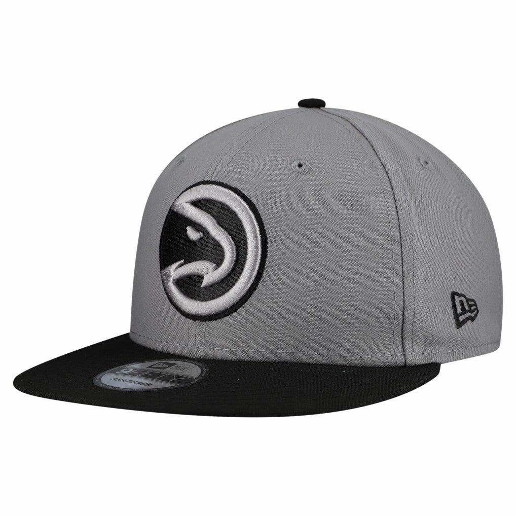 Atlanta Hawks Core Logo Storm Gray Two-Tone 9FIFTY Snapback Hat Gray - NBA