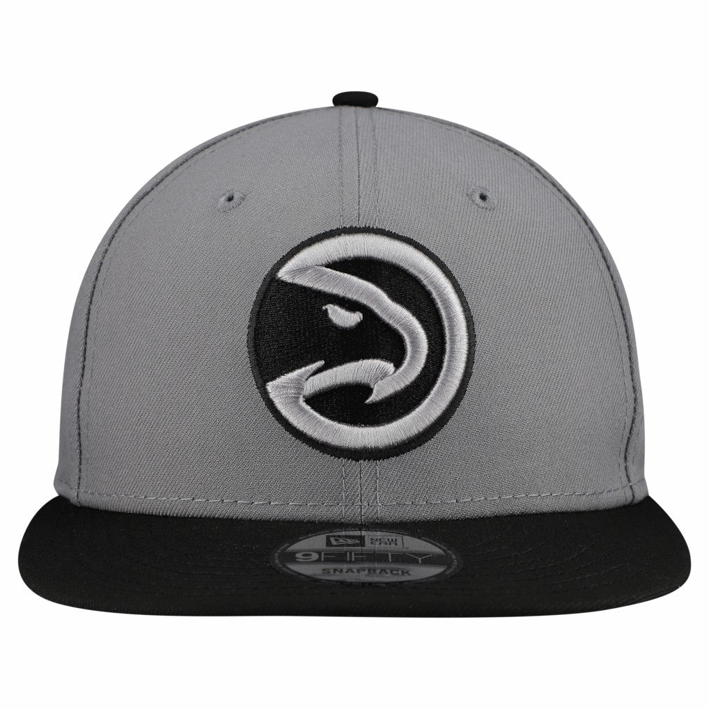 Atlanta Hawks Core Logo Storm Gray Two-Tone 9FIFTY Snapback Hat Gray - NBA