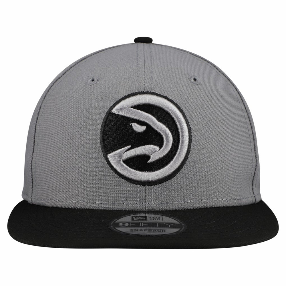 Atlanta Hawks Core Logo Storm Gray Two-Tone 9FIFTY Snapback Hat Gray - NBA