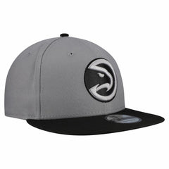 Atlanta Hawks Core Logo Storm Gray Two-Tone 9FIFTY Snapback Hat Gray - NBA