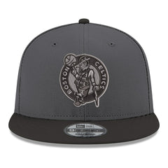 Boston Celtics Logo 2-Tone 9FIFTY Snapback Hat Gray/Black - NBA