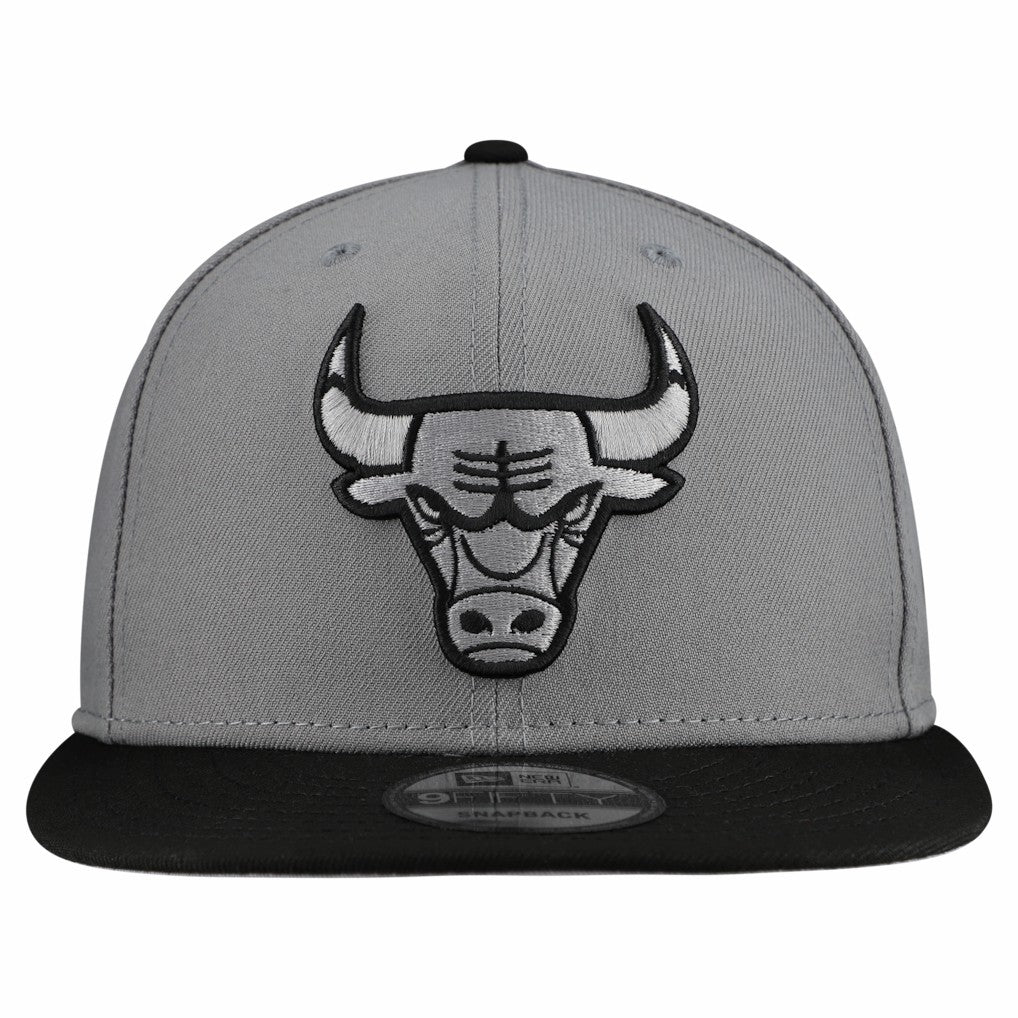 Chicago Bulls Core Logo Storm Gray Two-Tone 9FIFTY Snapback Hat Gray - NBA