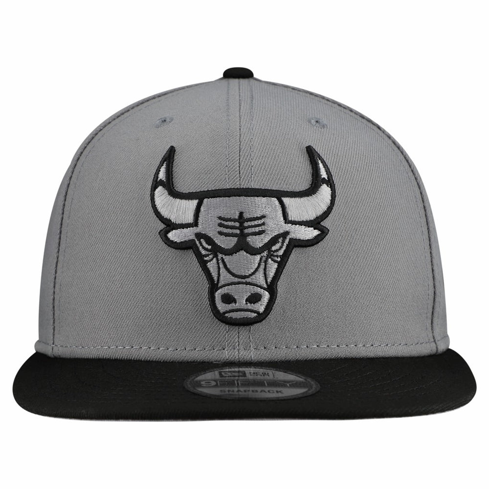 Chicago Bulls Core Logo Storm Gray Two-Tone 9FIFTY Snapback Hat Gray - NBA