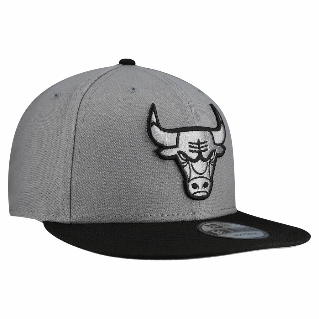 Chicago Bulls Core Logo Storm Gray Two-Tone 9FIFTY Snapback Hat Gray - NBA