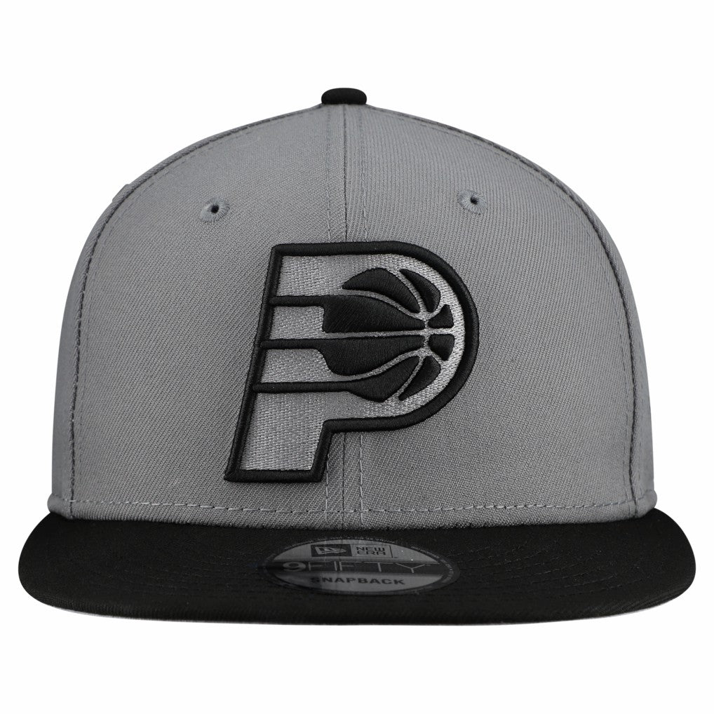 Indiana Pacers Core Logo Storm Gray Two-Tone 9FIFTY Snapback Hat Gray - NBA