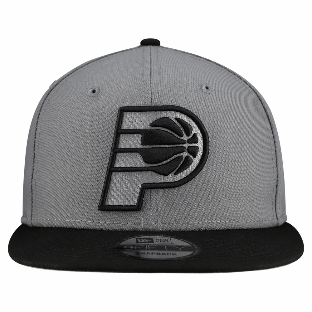Indiana Pacers Core Logo Storm Gray Two-Tone 9FIFTY Snapback Hat Gray - NBA