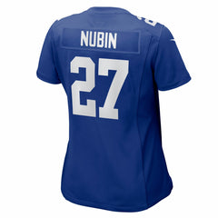 Tyler Nubin New York Giants Women's Team Game Jersey Royal | Nike for Sale