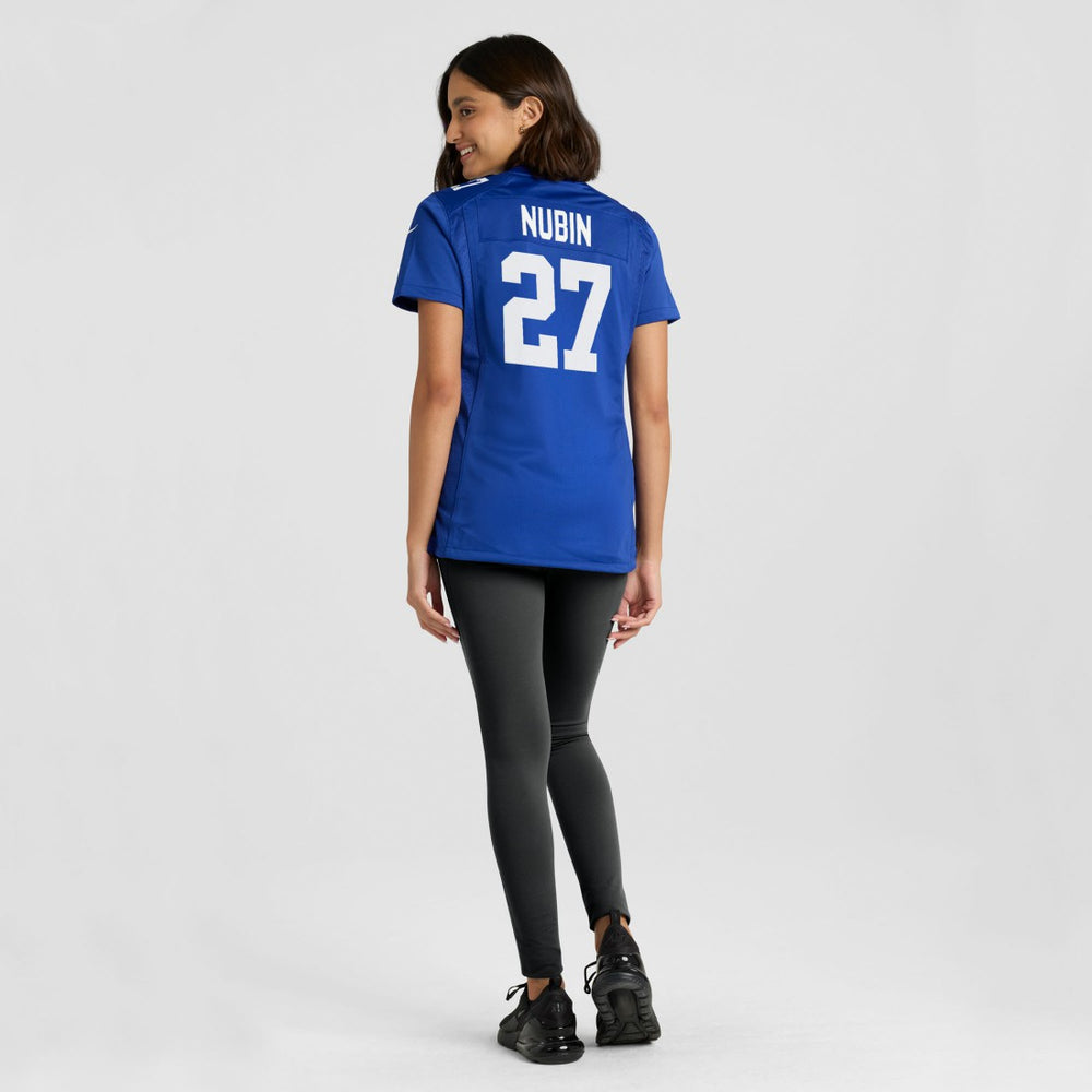 Tyler Nubin New York Giants Women's Team Game Jersey Royal | Nike for Sale