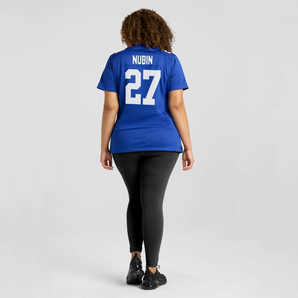 Tyler Nubin New York Giants Women's Team Game Jersey Royal | Nike for Sale