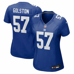 Chauncey Golston New York Giants Women's Team Game Jersey Royal | Nike for Sale