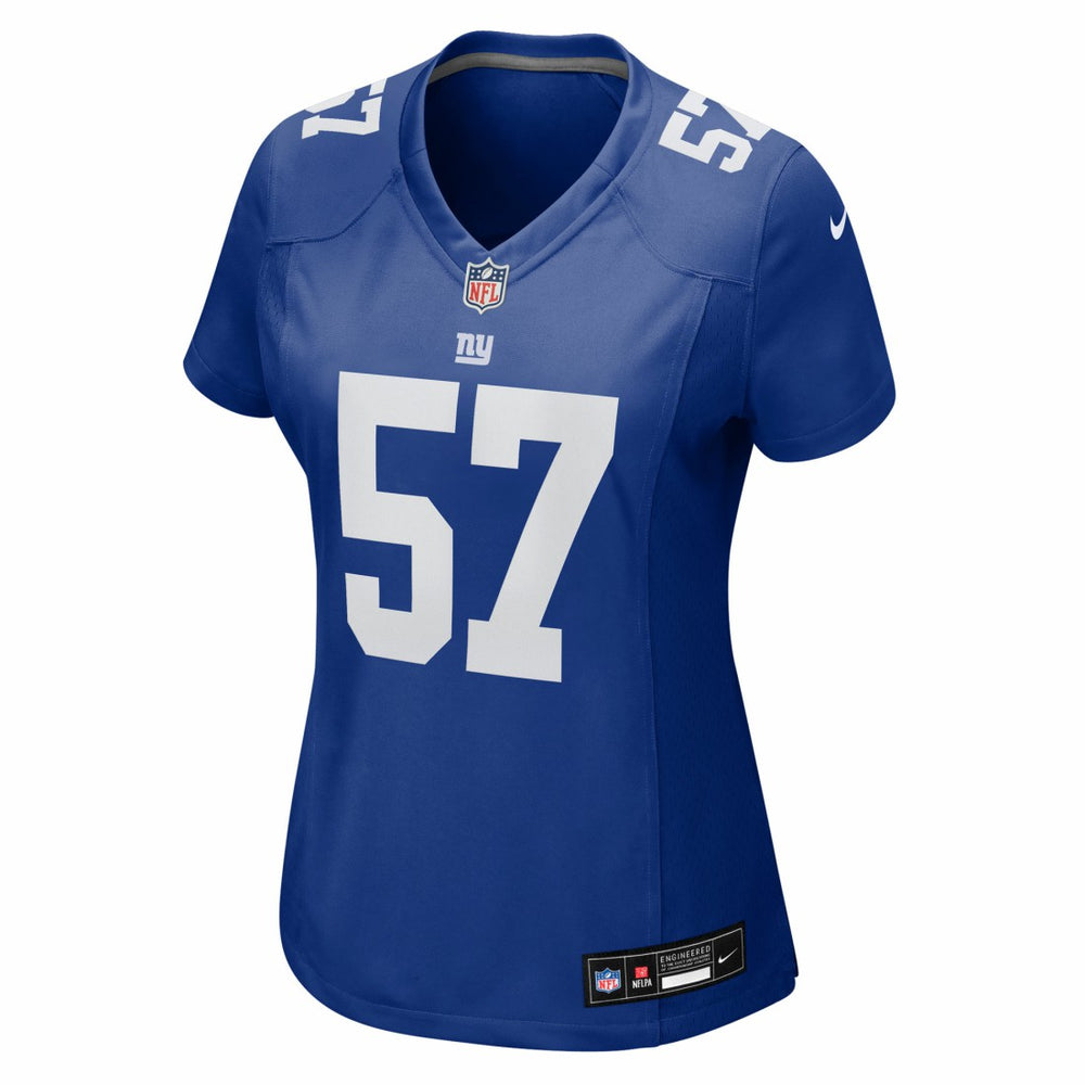Chauncey Golston New York Giants Women's Team Game Jersey Royal | Nike for Sale