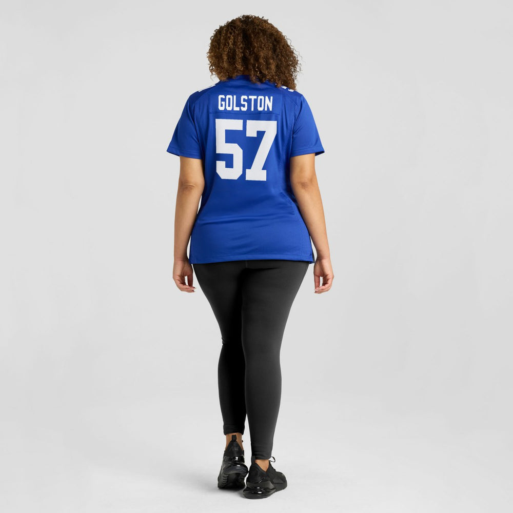 Chauncey Golston New York Giants Women's Team Game Jersey Royal | Nike for Sale