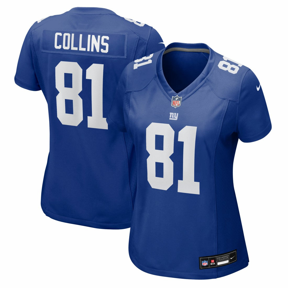 Beaux Collins New York Giants Women's Team Game Jersey Royal | Nike for Sale