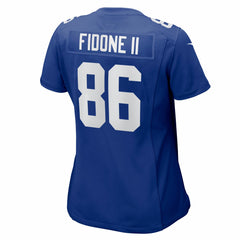 Thomas Fidone II New York Giants Women's Team Game Jersey Royal | Nike for Sale