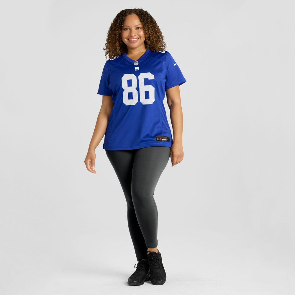 Thomas Fidone II New York Giants Women's Team Game Jersey Royal | Nike for Sale