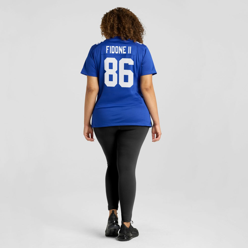 Thomas Fidone II New York Giants Women's Team Game Jersey Royal | Nike for Sale