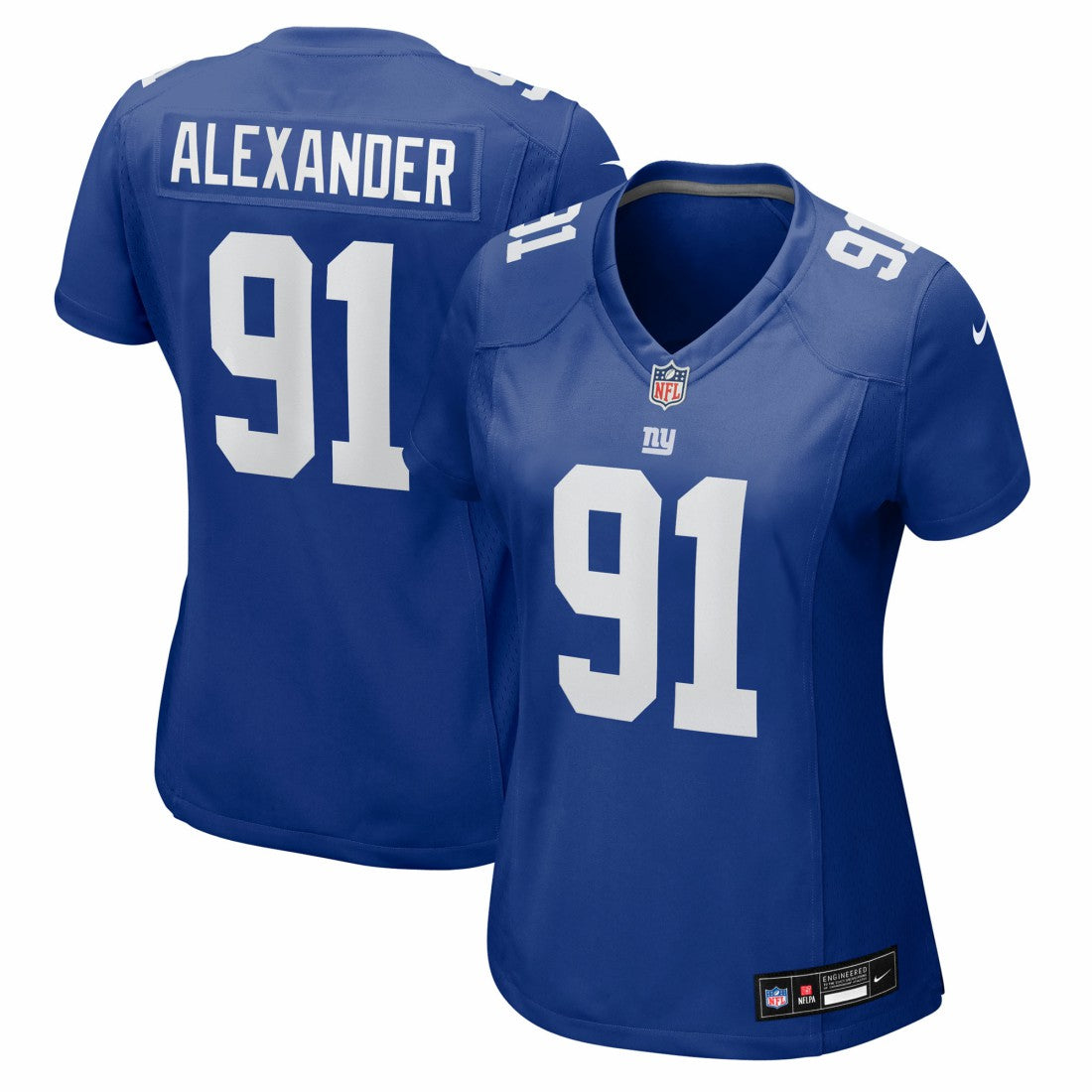 Darius Alexander New York Giants Women's Team Game Jersey Royal | Nike for Sale