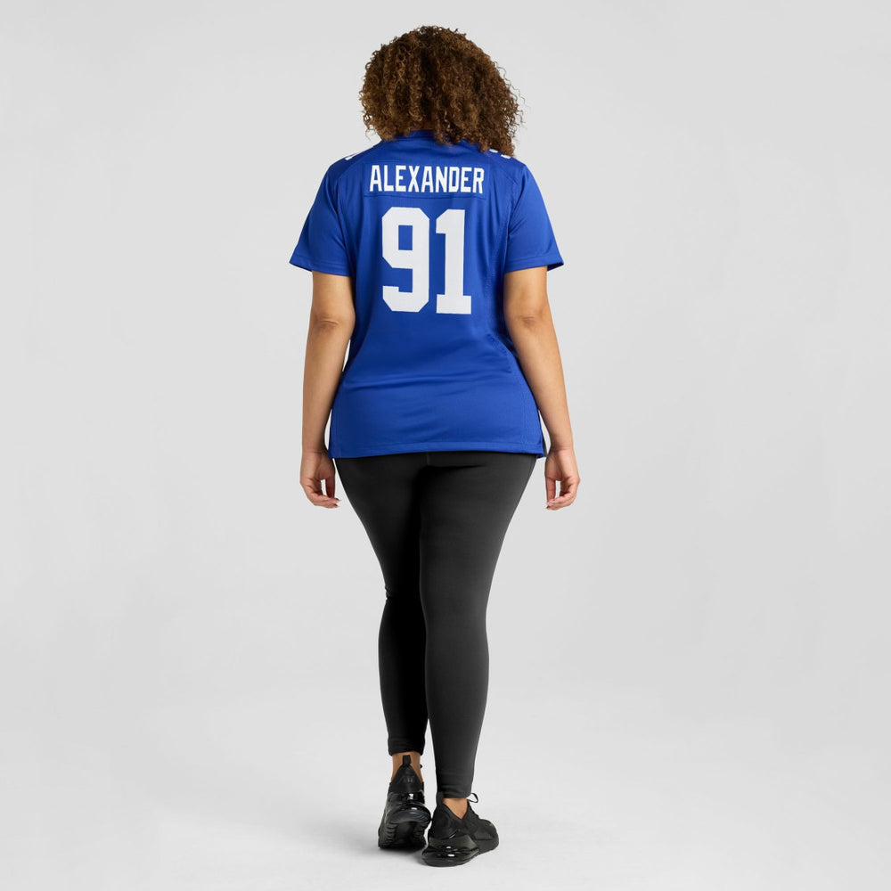 Darius Alexander New York Giants Women's Team Game Jersey Royal | Nike for Sale