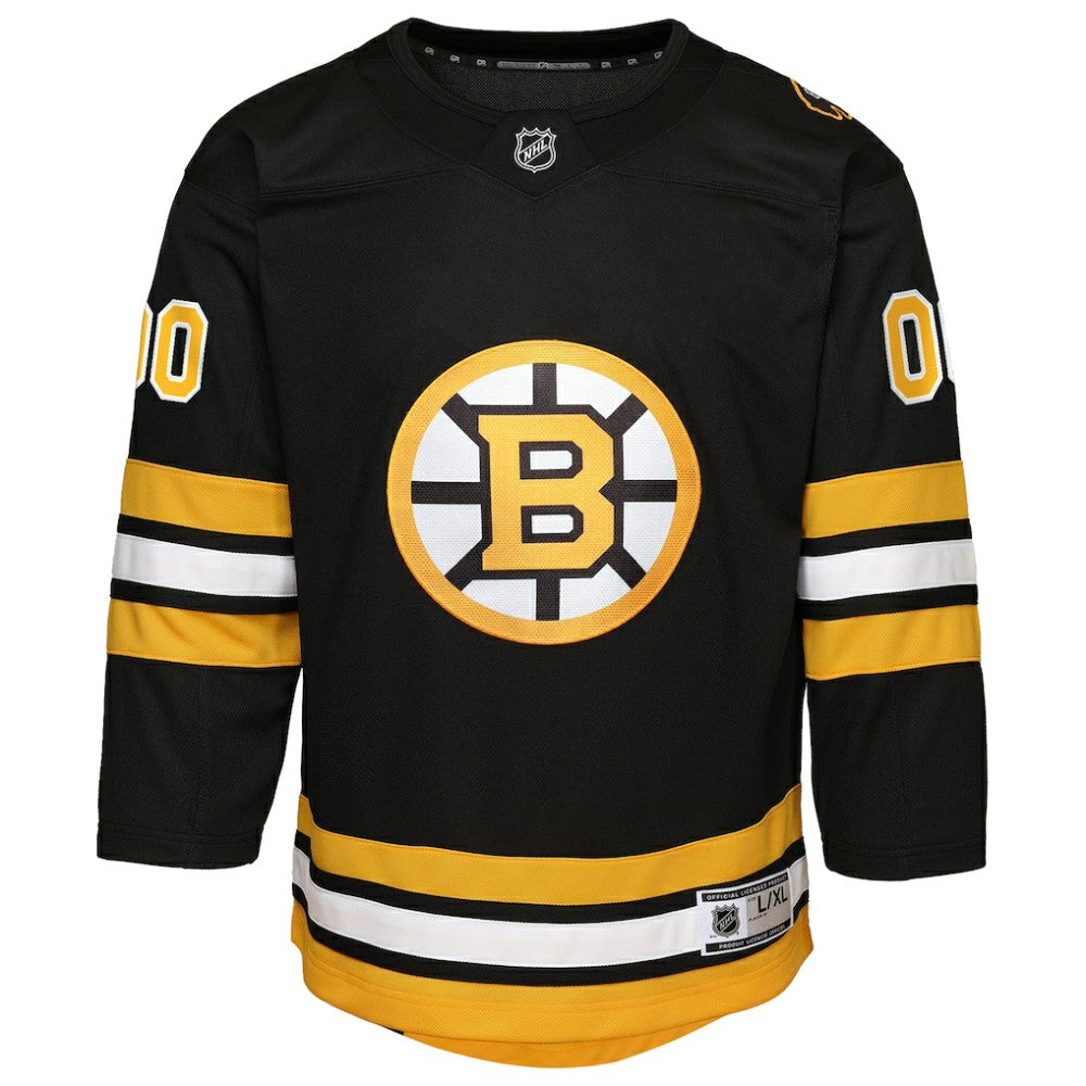 Boston Bruins Youth Home Custom Premier Jersey - Black - NHL