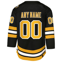Boston Bruins Youth Home Custom Premier Jersey - Black - NHL