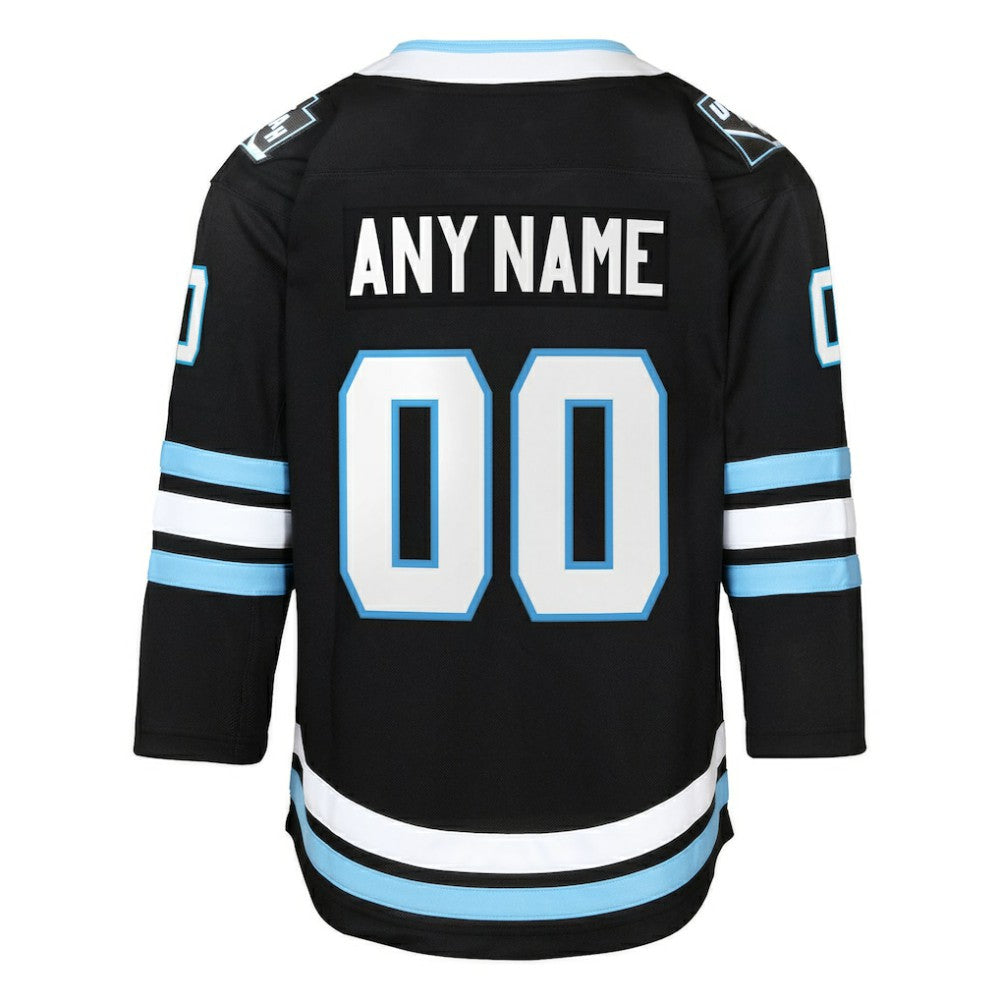 Utah Mammoth Youth Home Premier Custom Jersey - Black - NHL