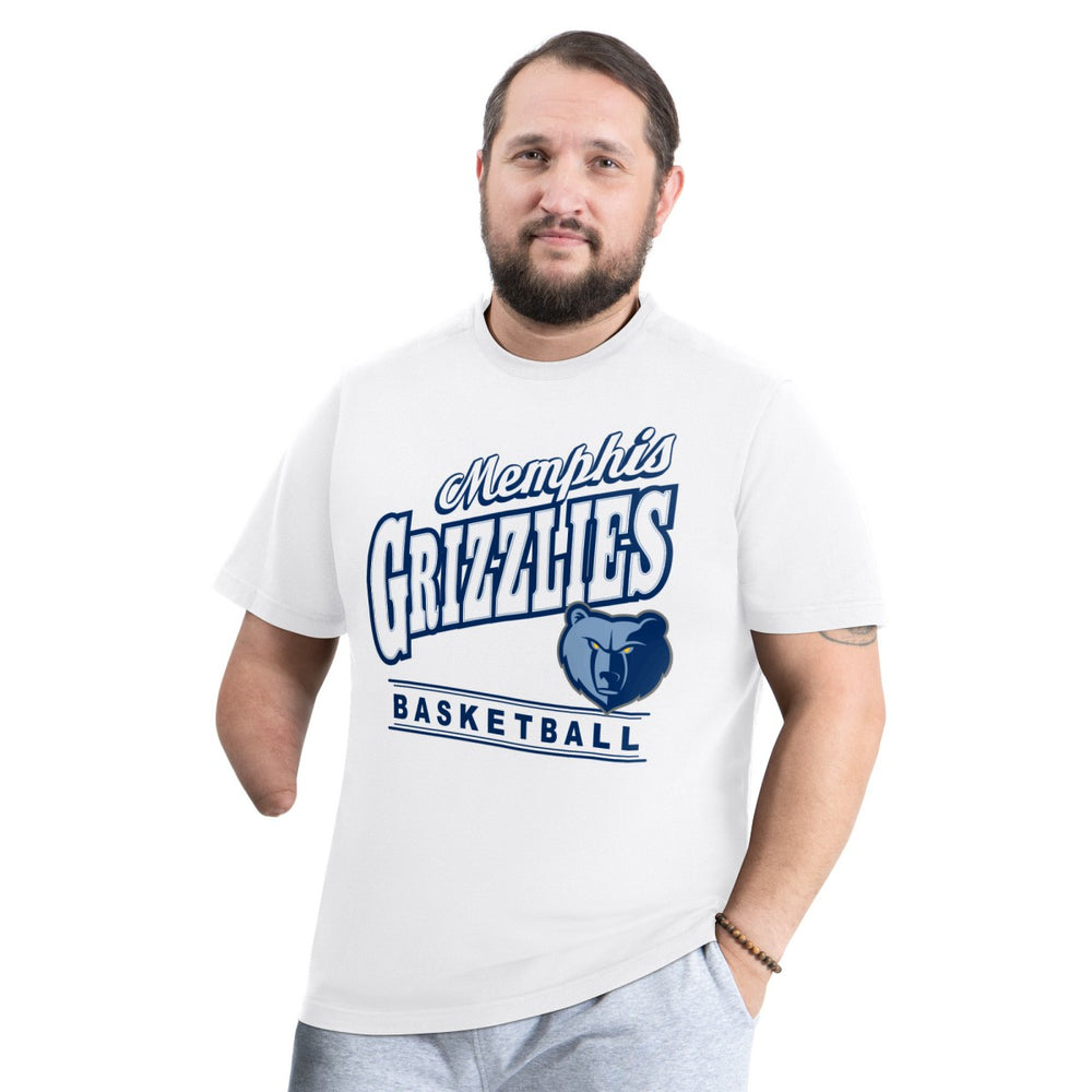 Memphis Grizzlies G-III Sports by Carl Banks Adaptive Headliner T-Shirt White - NBA