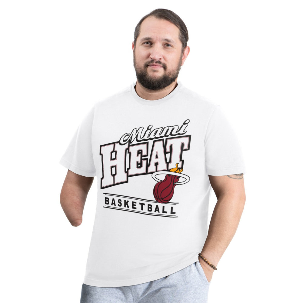 Miami Heat G-III Sports by Carl Banks Adaptive Headliner T-Shirt White - NBA