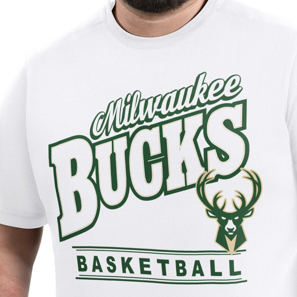 Milwaukee Bucks G-III Sports by Carl Banks Adaptive Headliner T-Shirt White - NBA